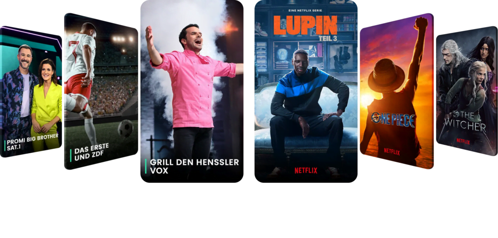 IPTV UK Content Coverflow